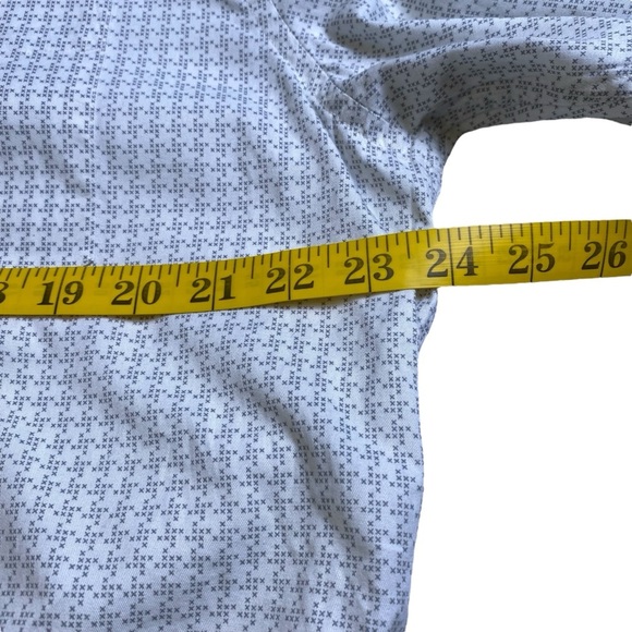 Nautica Green/Grey &White Design Button Down, L - Picture 5 of 9